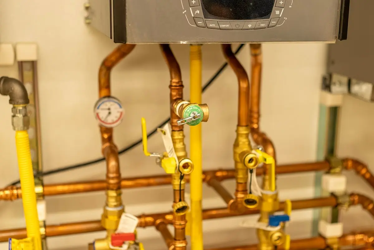 Licensed technician providing Backflow Prevention for a homeowner in Adelanto